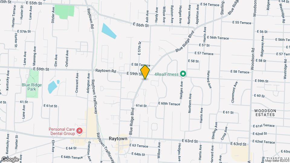 5911 Blue Ridge Blvd Map and Location Details