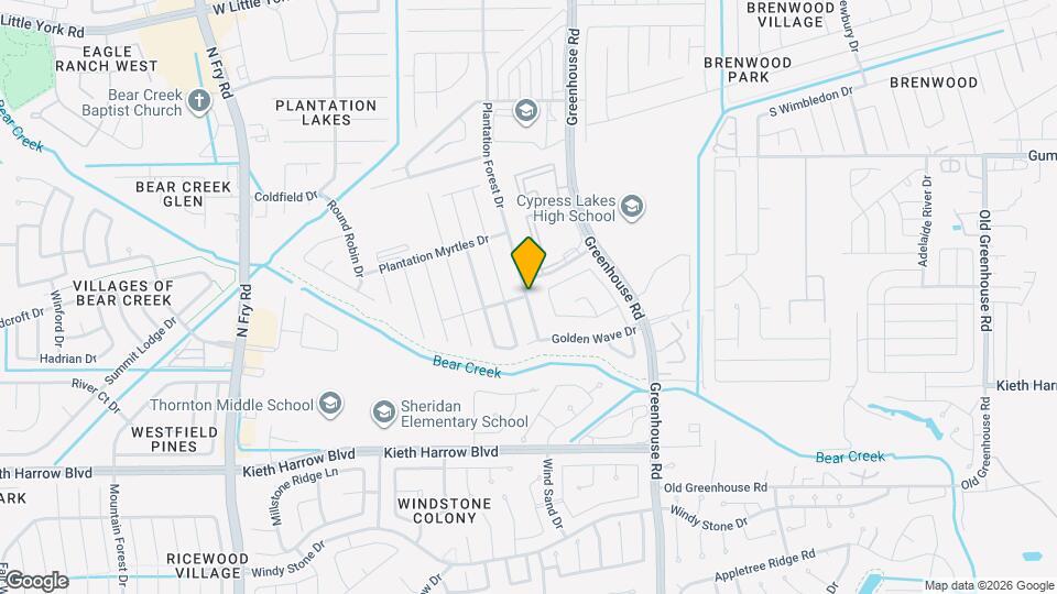 5466 Plantation Forest Dr Map and Location Details