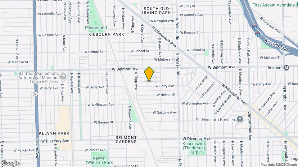 4138 W Barry Ave Map and Location Details