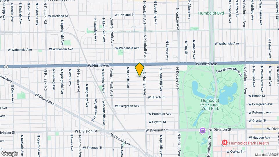 3414 W Le Moyne St, Unit 3 Mapa y Detalles de la Ubicación