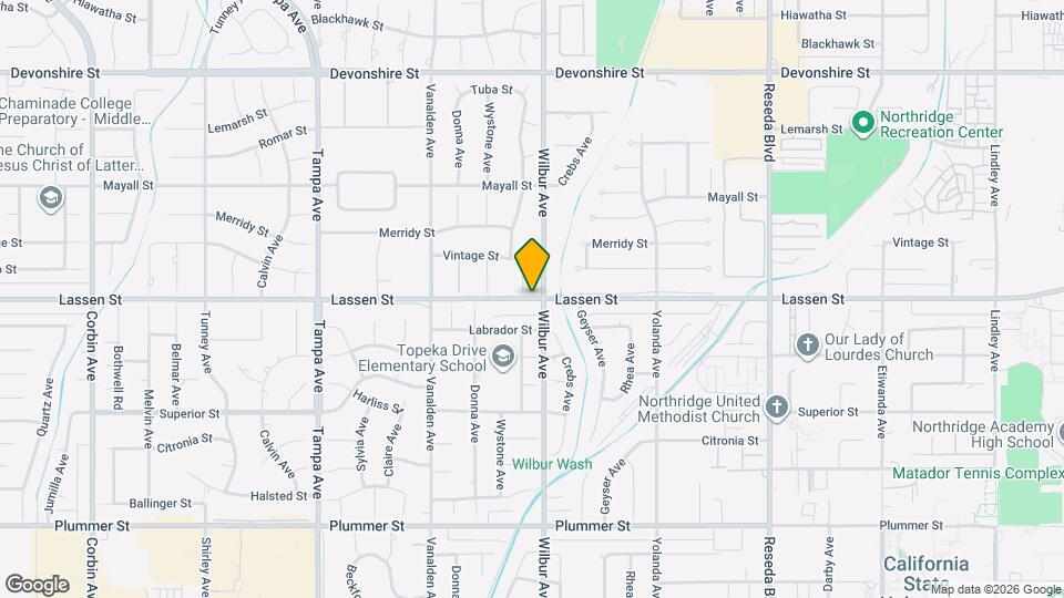 18906 Lassen St Map and Location Details