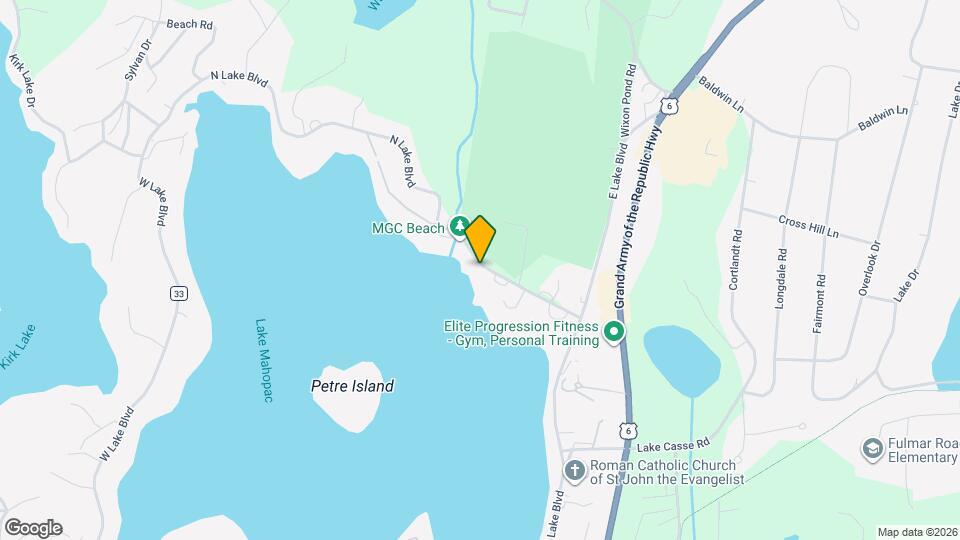 598 N Lake Blvd Map and Location Details