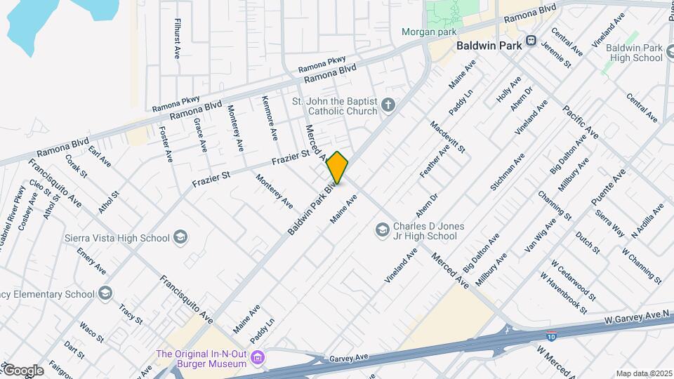 3624-3628 Baldwin Park Blvd Mapa y Detalles de la Ubicación