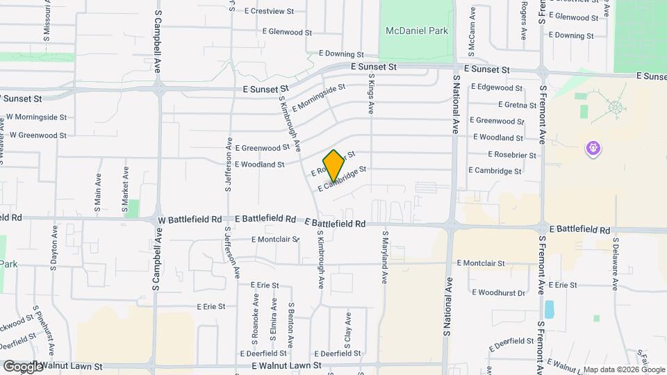 808 E Cambridge St Map and Location Details