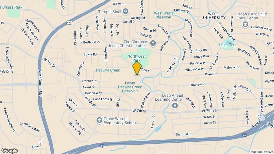 1075 Braddock Ct Map and Location Details