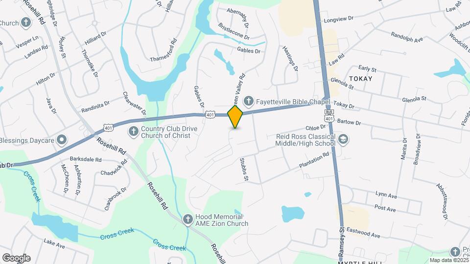 3346 Green Valley Rd Map and Location Details