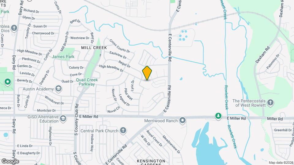 1902 High Meadow Dr Map and Location Details