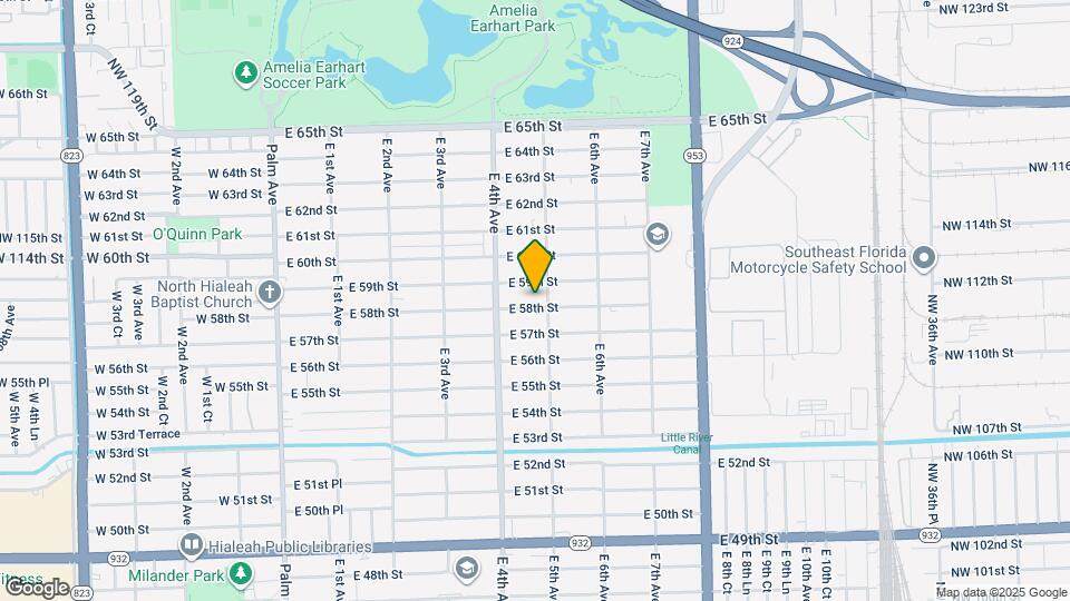 465 E 58th St Map and Location Details