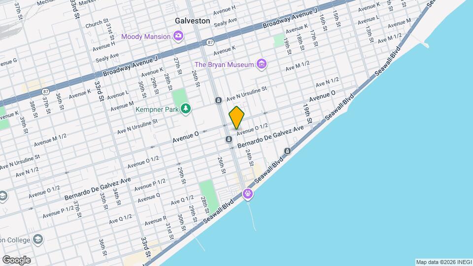 2428 Avenue O 1/2 Map and Location Details