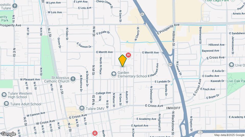 814 N Gem St Map and Location Details