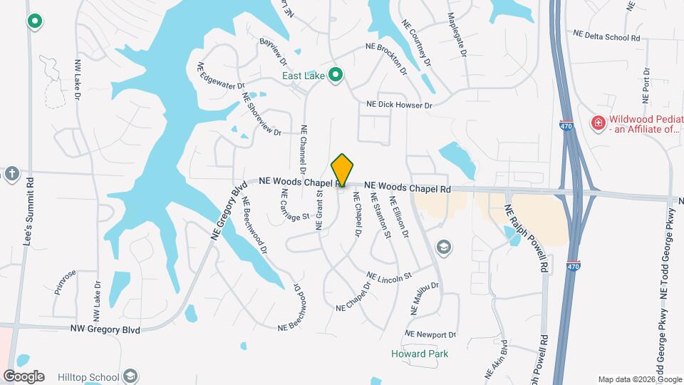 3833 NE Colonial Dr Map and Location Details