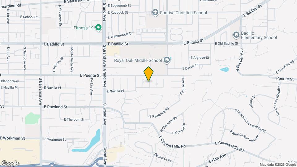 3613 N Calmgrove Ave Mapa y Detalles de la Ubicación
