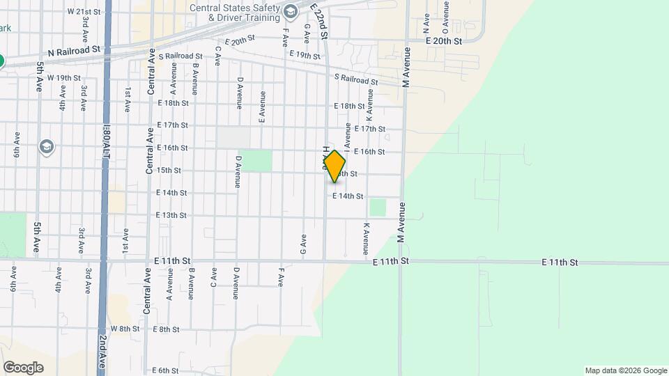 1405 H Ave Mapa y Detalles de la Ubicación