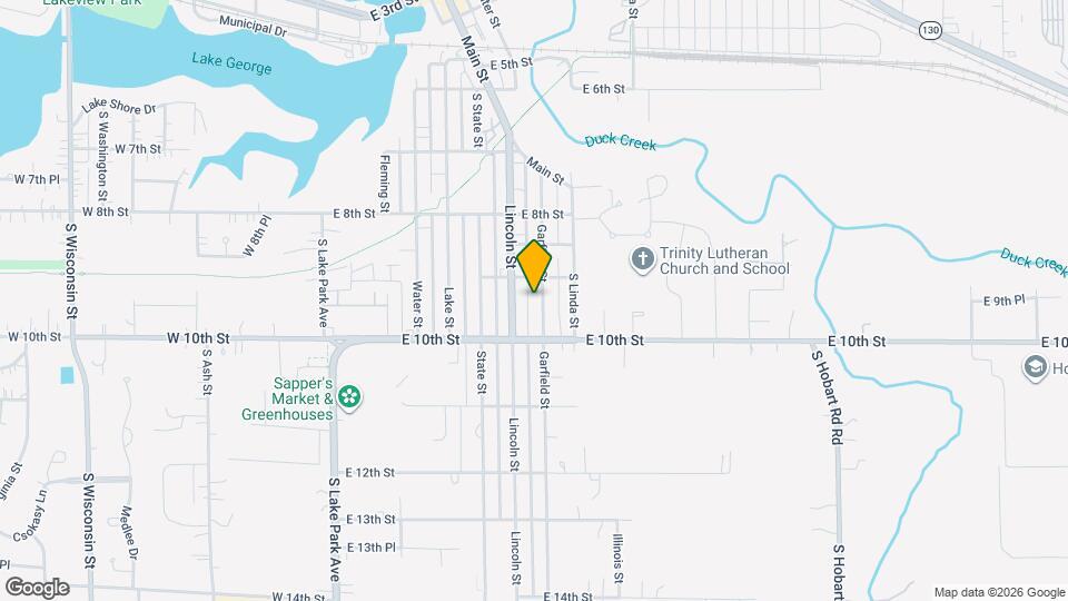 922 Garfield St Map and Location Details