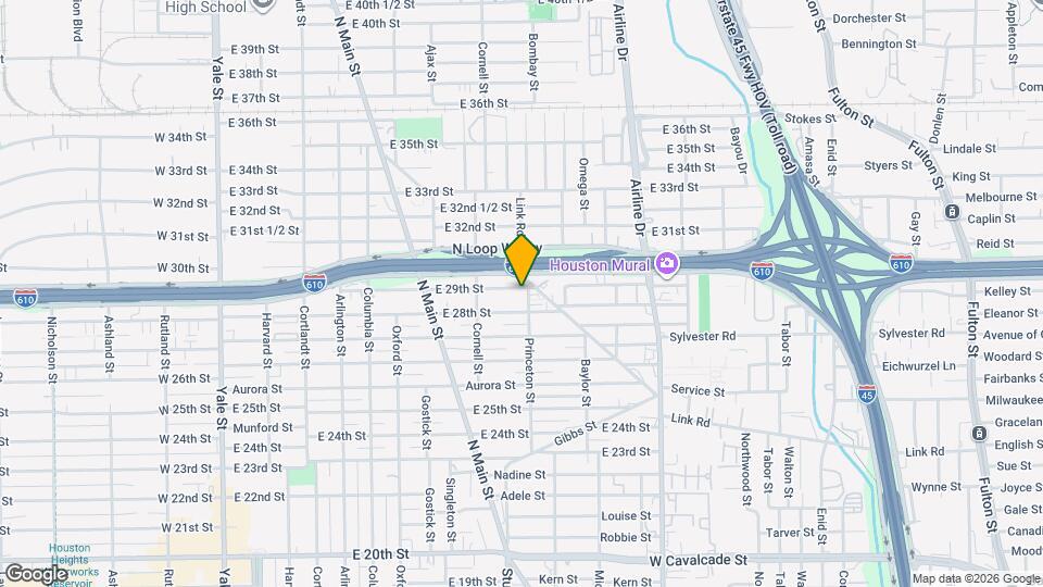 842 E 29th St Map and Location Details