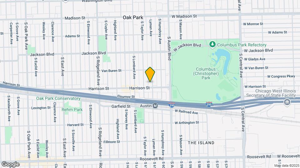 839 Lyman Ave Map and Location Details