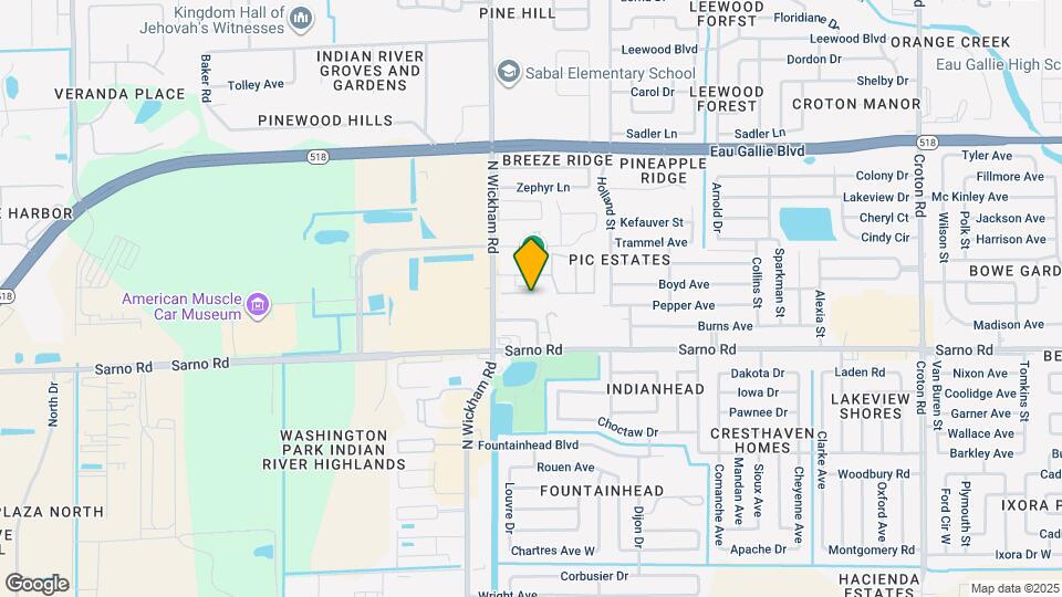 2877 Regency Dr Map and Location Details