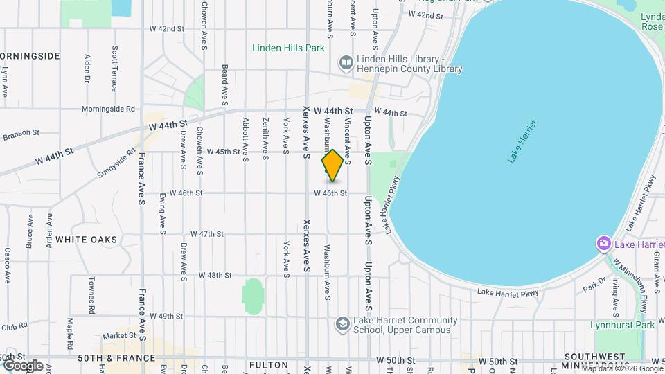 4549 Washburn Ave S Map and Location Details