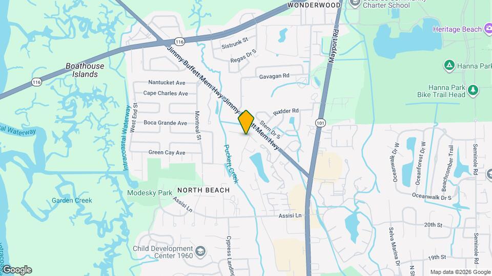 1105 Beach Dune Dr Map and Location Details