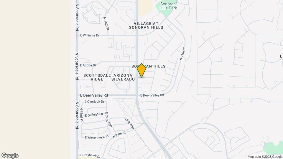 7625 E San Fernando Dr Map and Location Details