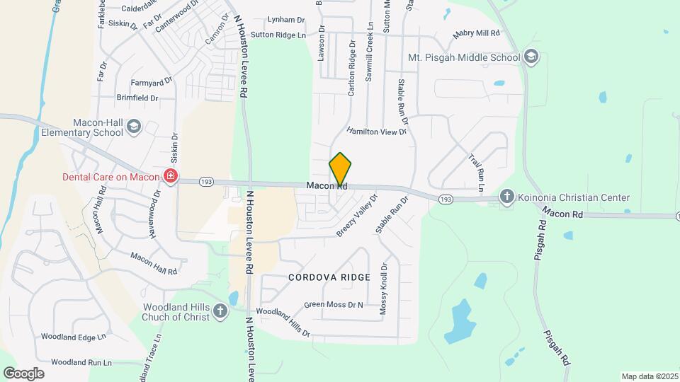 10223 Macon Rd Mapa y Detalles de la Ubicación
