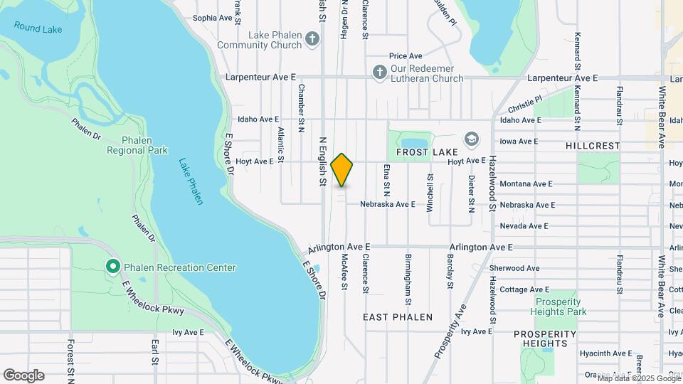 1513 McAfee St Map and Location Details