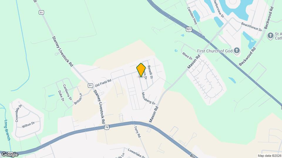 1757 Mossberg Dr Map and Location Details