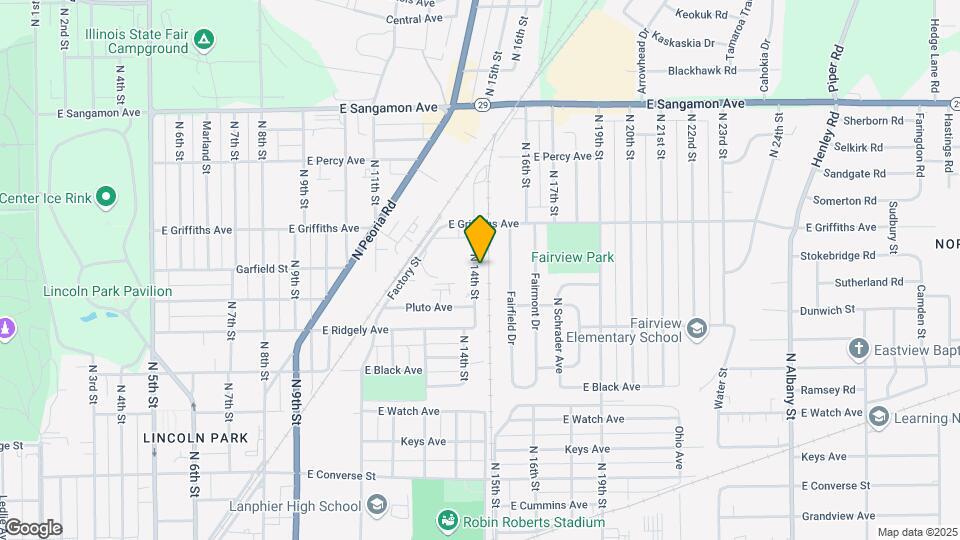 1826 N 14th St Mapa y Detalles de la Ubicación