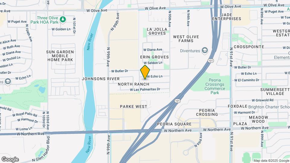 9632 W El Caminito Dr Map and Location Details