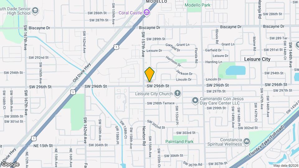 15611 SW 296th St Map and Location Details