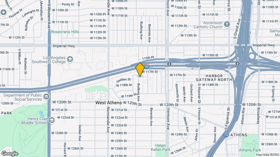 11726 S Budlong Ave Map and Location Details