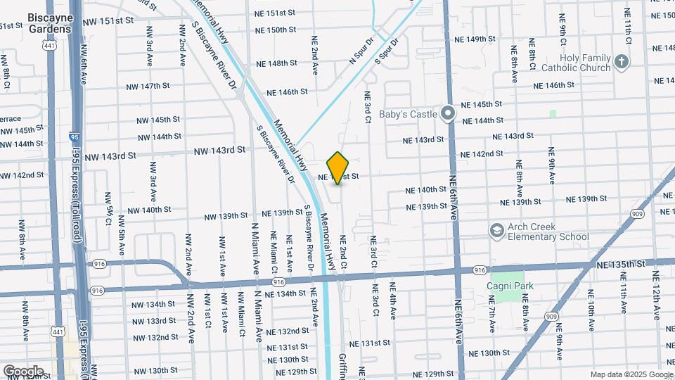 13984 NE 2nd Ct Map and Location Details