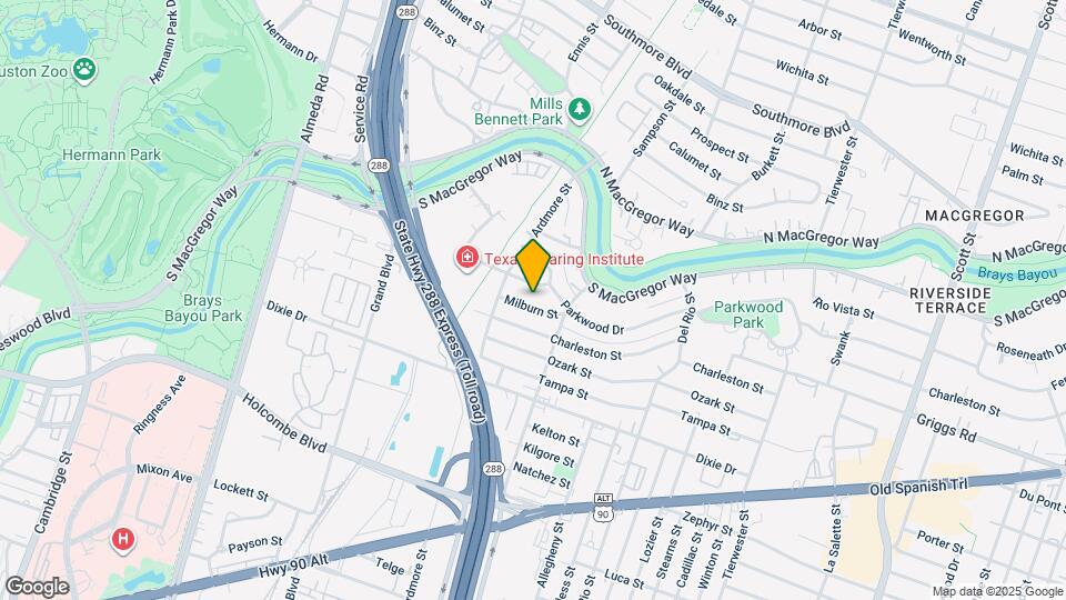 3215 Milburn St Map and Location Details