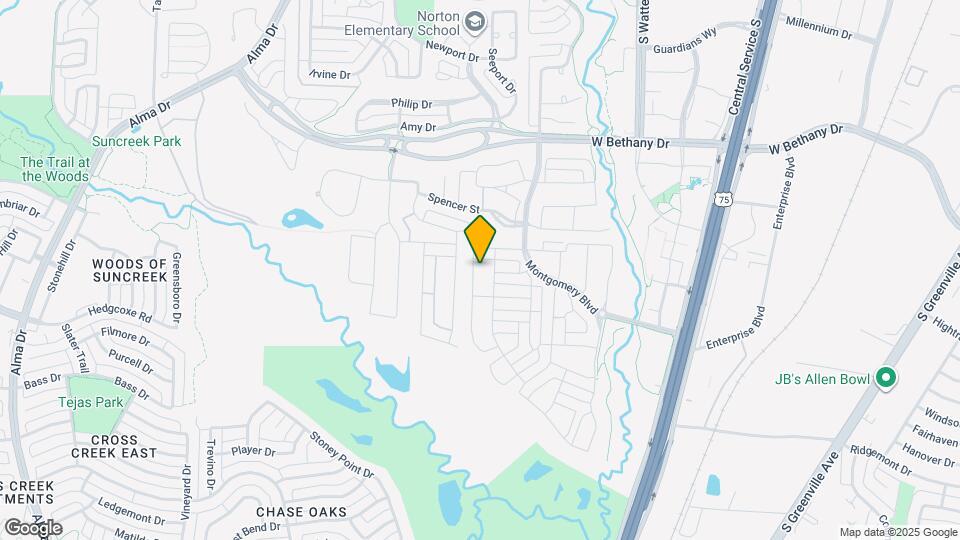 905 Asbury Dr Map and Location Details