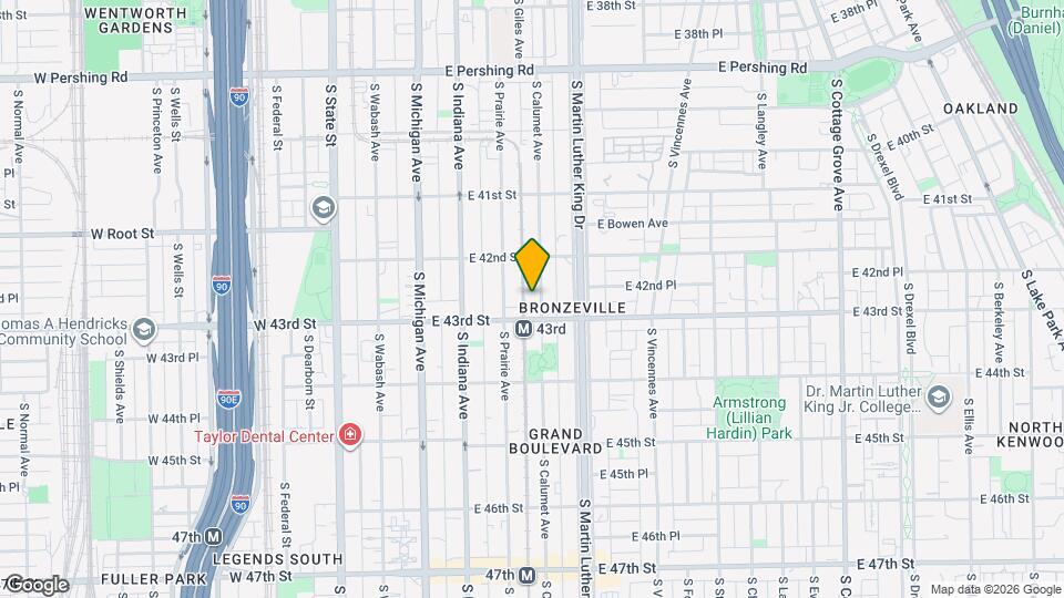 4240 S Calumet Ave Mapa y Detalles de la Ubicación