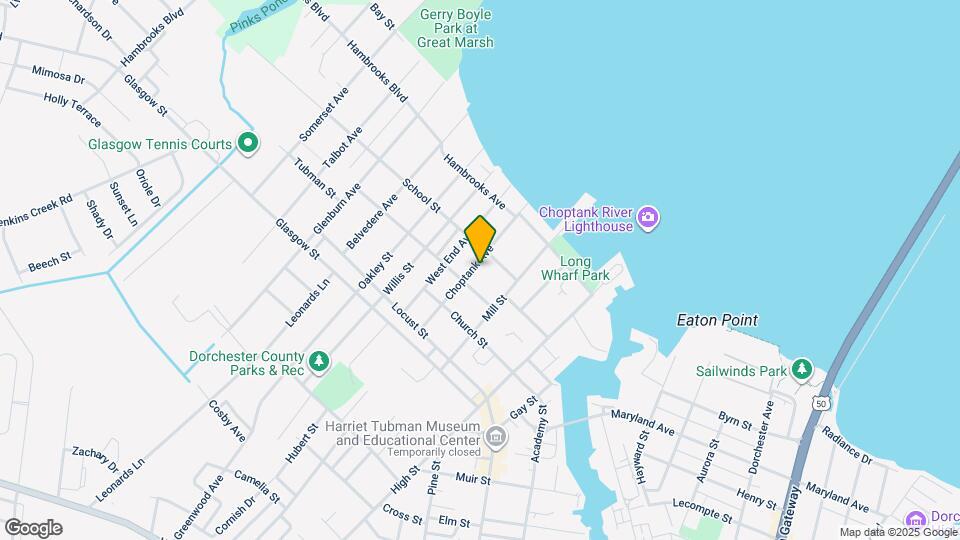 210 Choptank Ave Map and Location Details