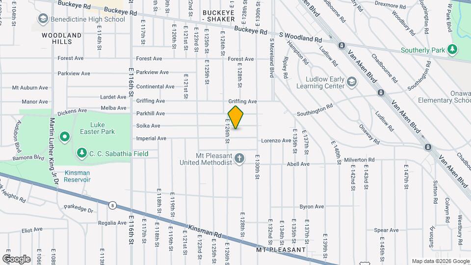 12617 Imperial Ave Map and Location Details