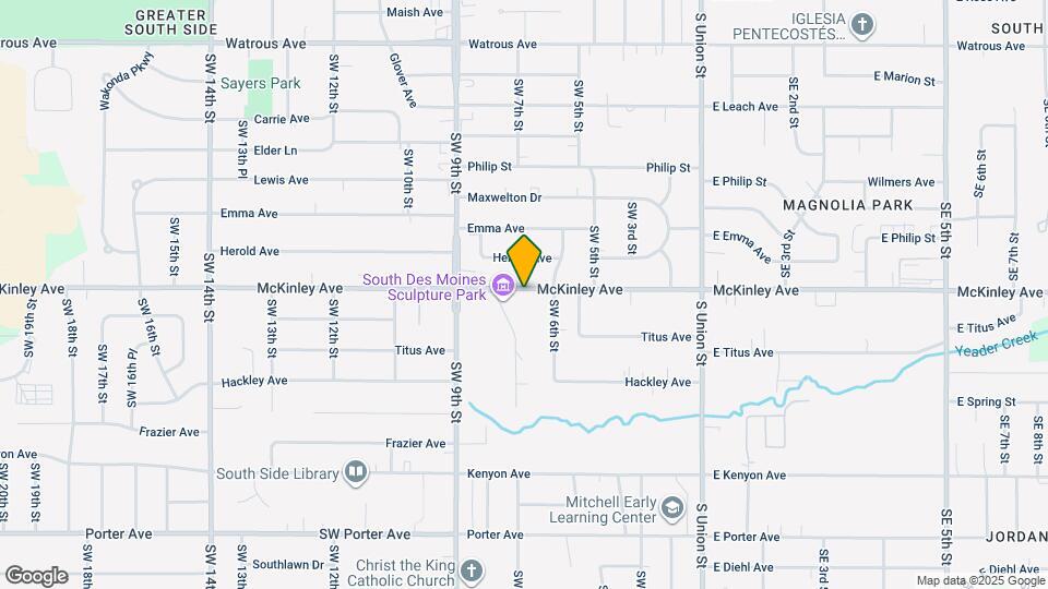 610 McKinley Ave Map and Location Details