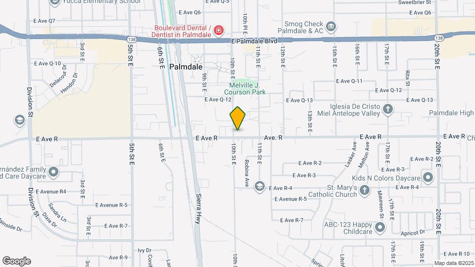 1005 E Ave R Map and Location Details