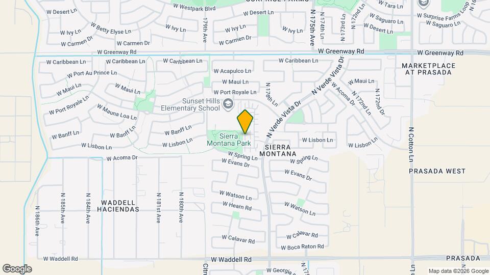 17747 W Banff Ln Map and Location Details