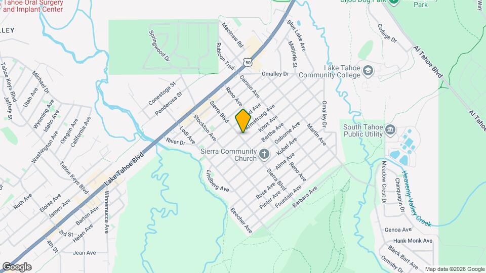 1103 Sierra Blvd Map and Location Details