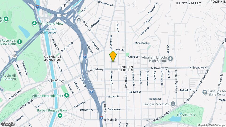 2424 Workman St Map and Location Details