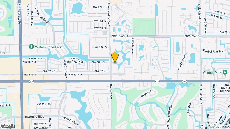 5830 NW 64th Ave Map and Location Details