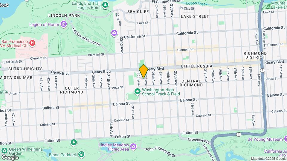 565 29th Ave Map and Location Details