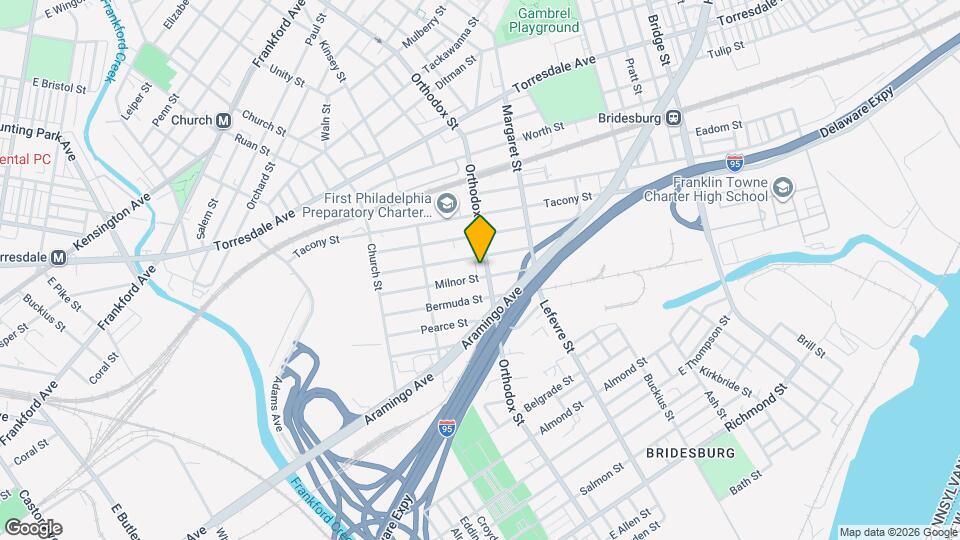 2366 Orthodox St, Unit D Mapa y Detalles de la Ubicación