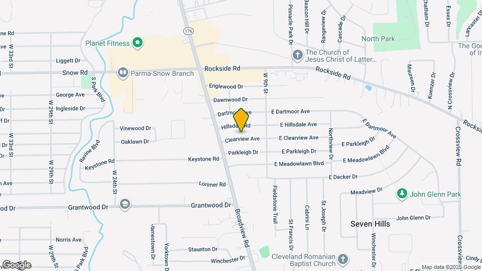 1208 Clearview Ave Mapa y Detalles de la Ubicación