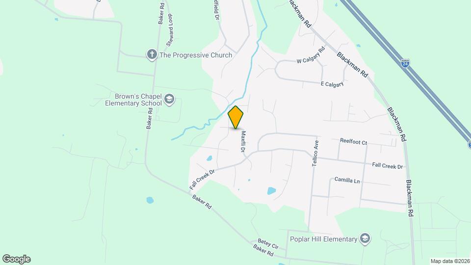 1105 Maxfli Dr Map and Location Details