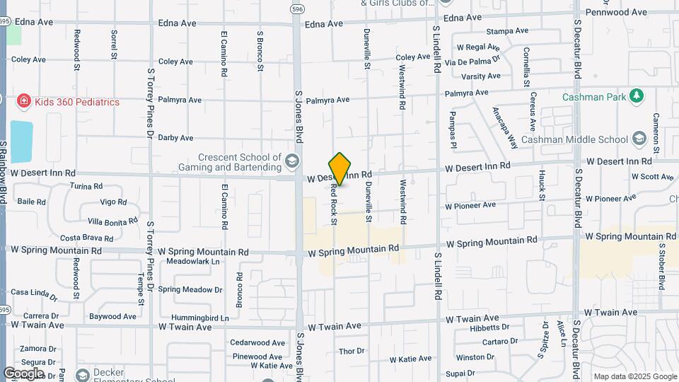 3340 Red Rock St Map and Location Details