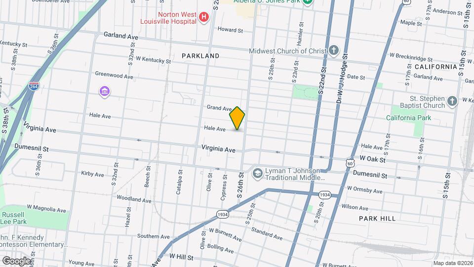 2612 Hale Ave Map and Location Details
