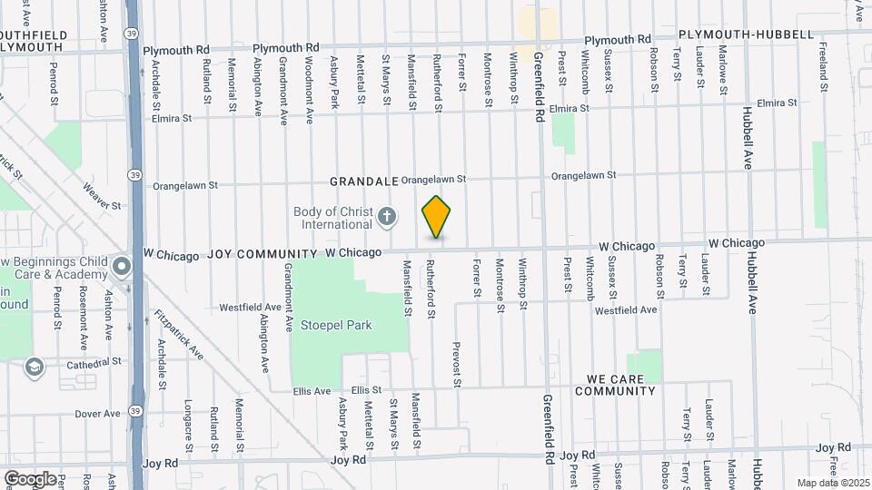 16012 W Chicago Map and Location Details